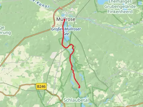 Belenzsee and Grosser Muellroser See