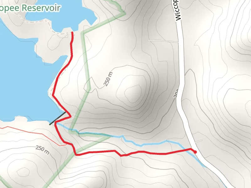 Wiccopee Reservoir Out and Back