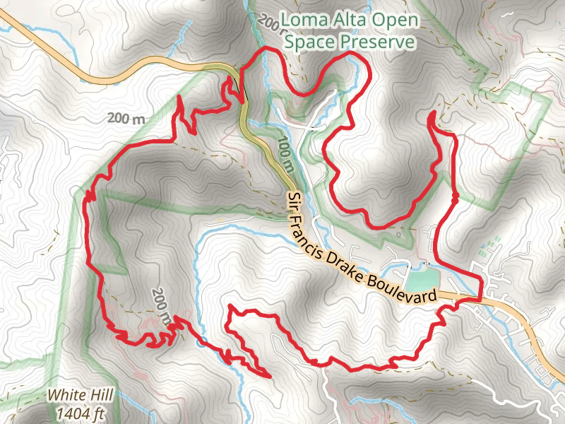 White Hill - Hobo Camp - Broken Dam Loop Trail