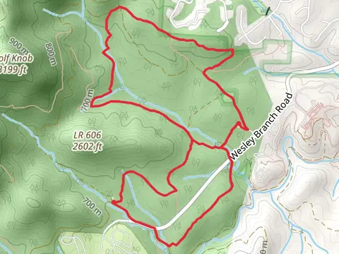 Corvair, Ledford and Hardtimes Connector Loop Trail