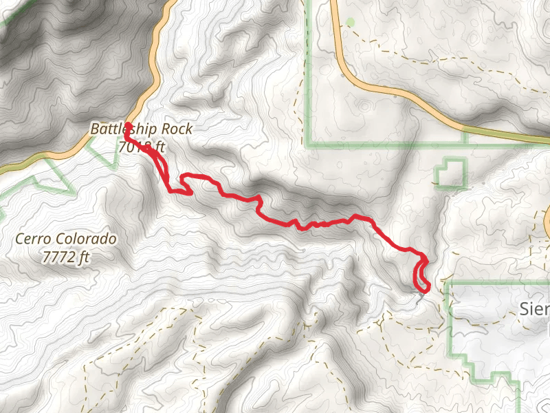 Jemez Falls Loop via East Fork Trail