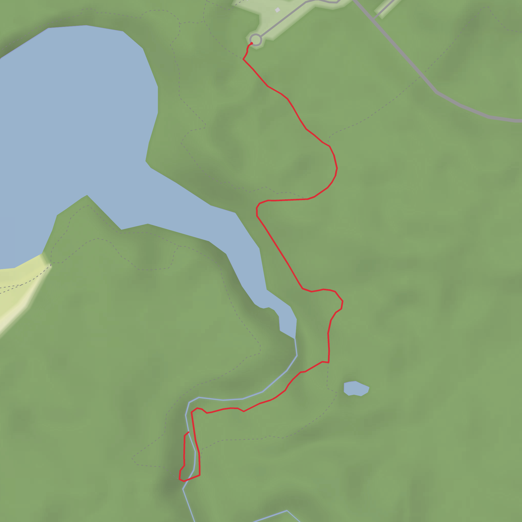 Horseshoe Falls Trail mobile static map