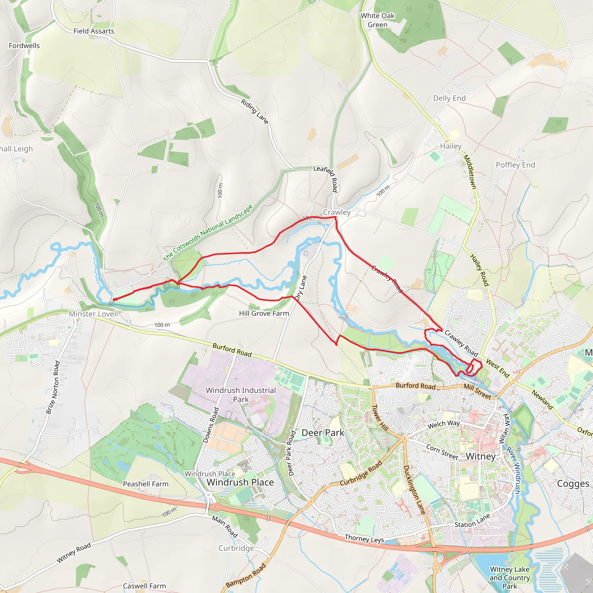 Minster Lovell, Crawley and Hill Grove Farm Loop | Oxfordshire | Engla