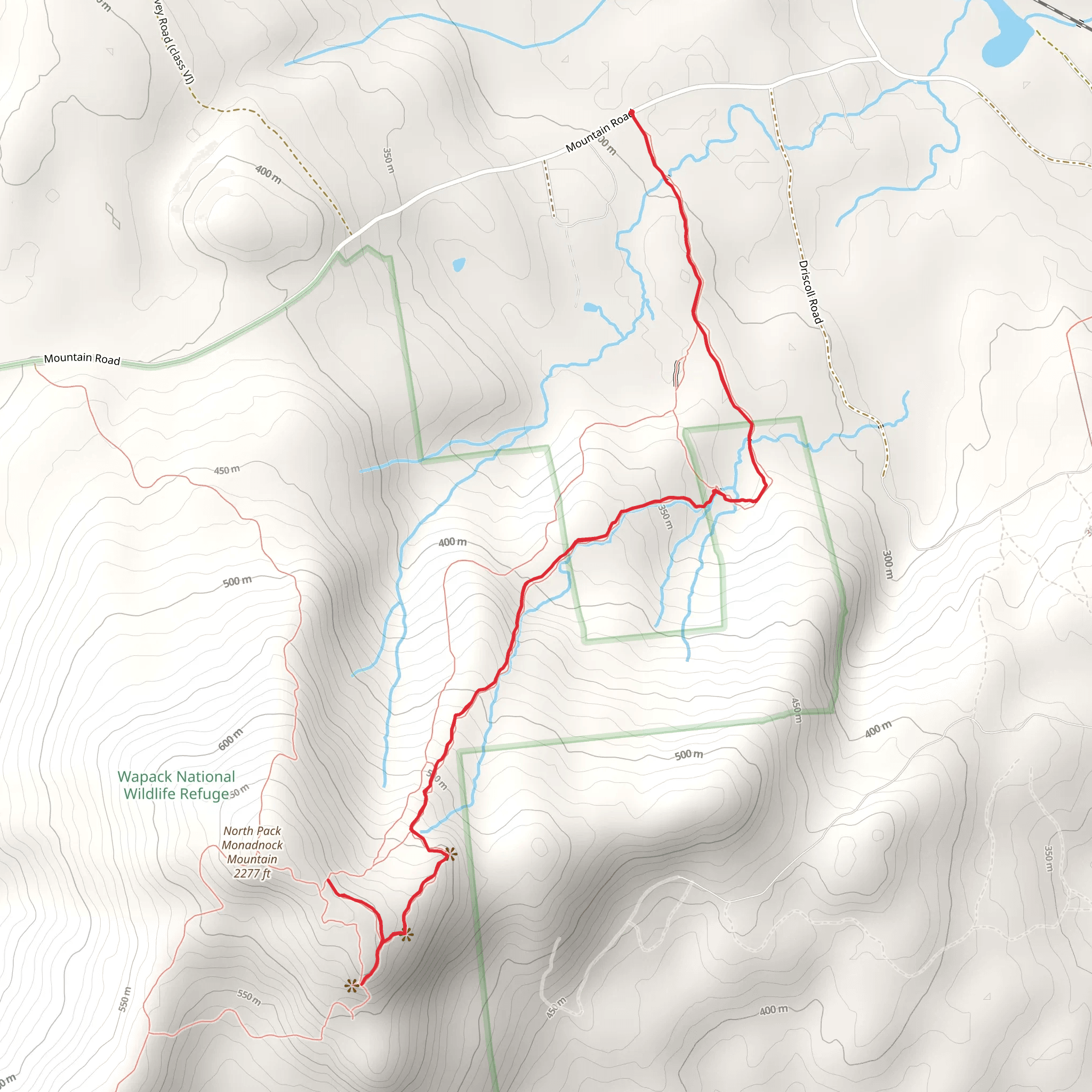 Ted's Trail mobile static map