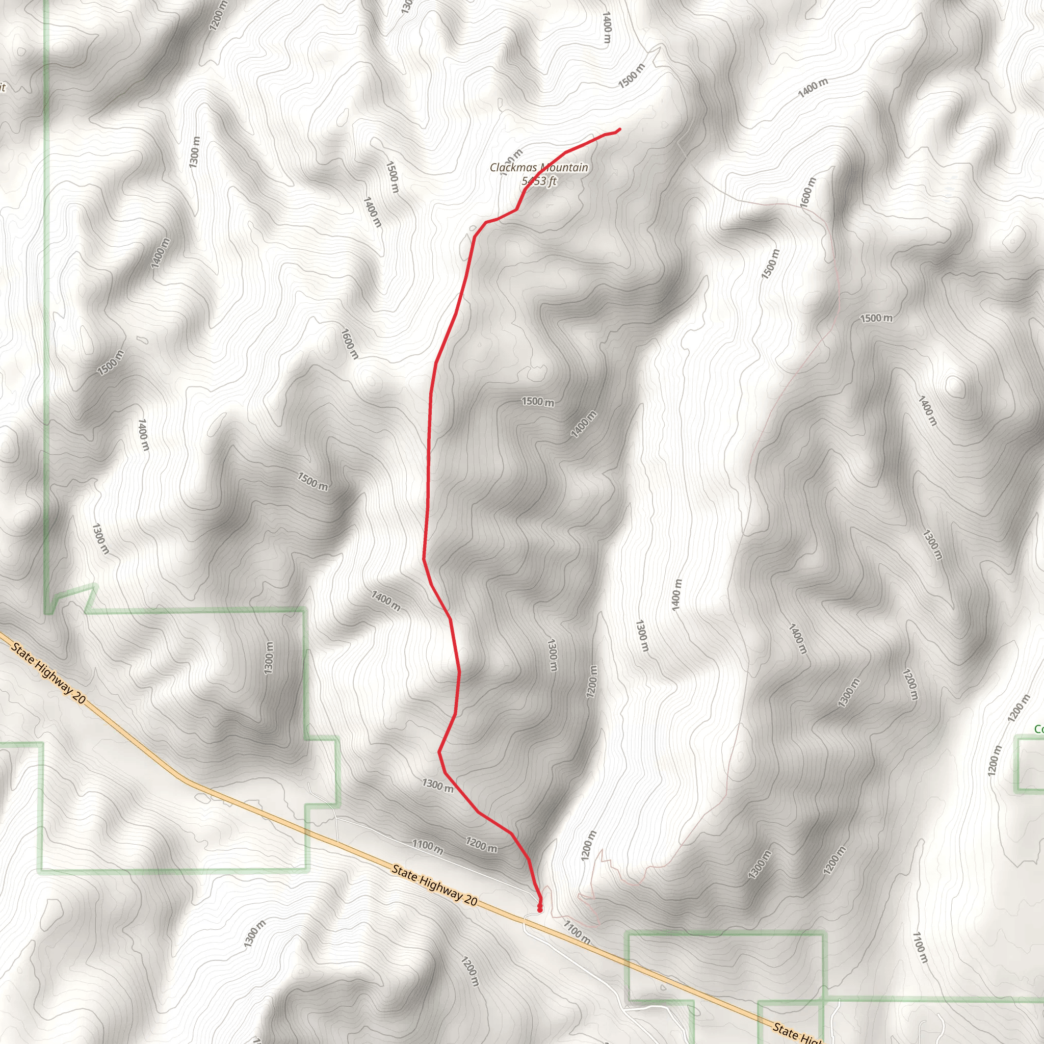 Sweat Creek Trail mobile static map