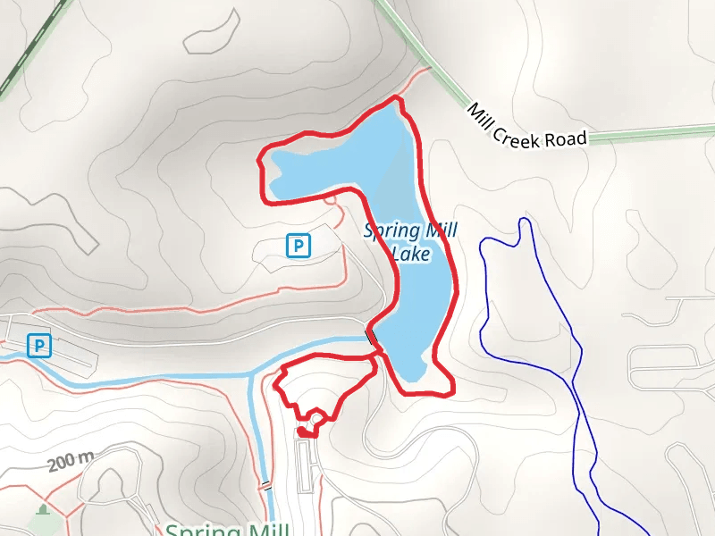 Spring Mill Lake Loop Trail