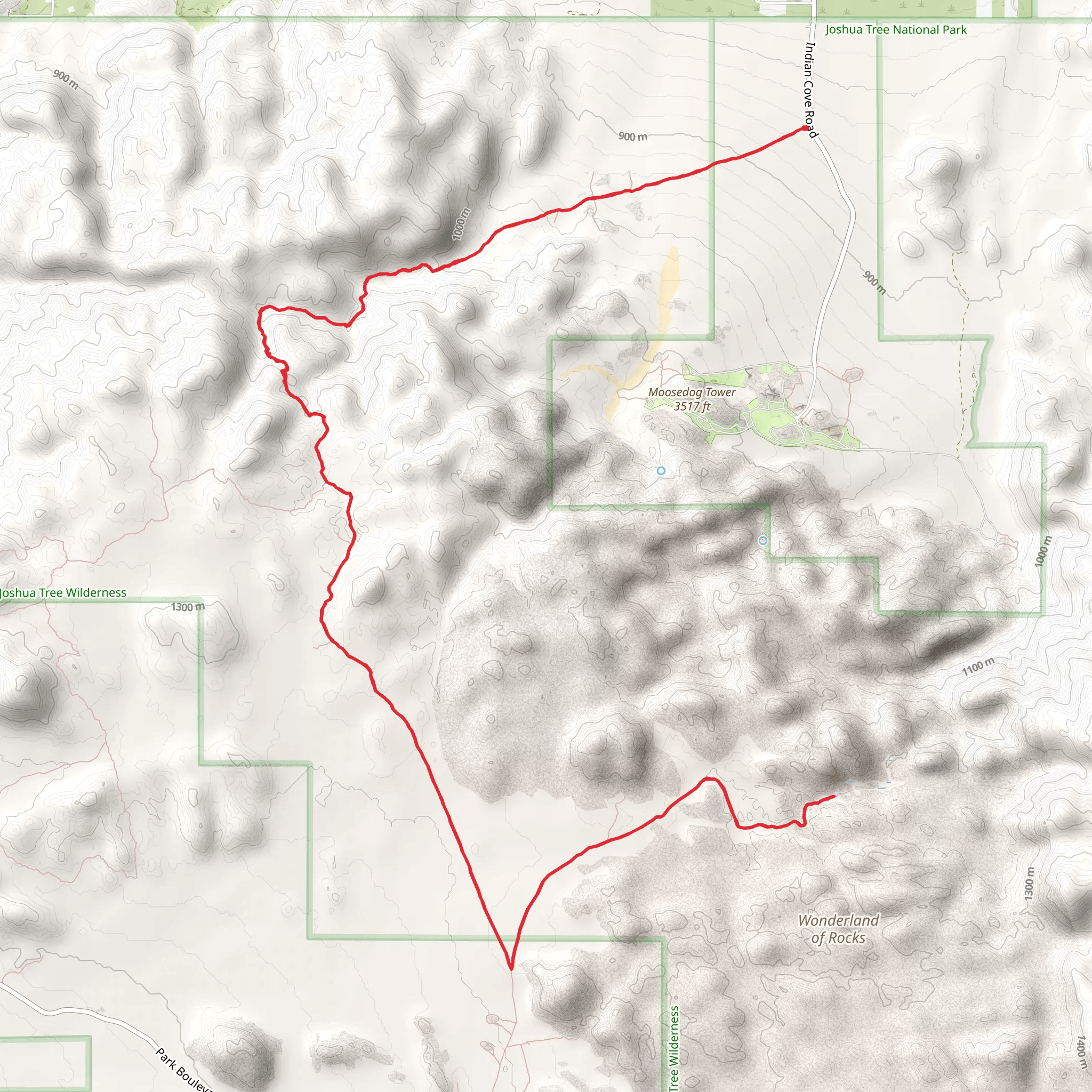 Boy Scout and Willow Hole Trail mobile static map