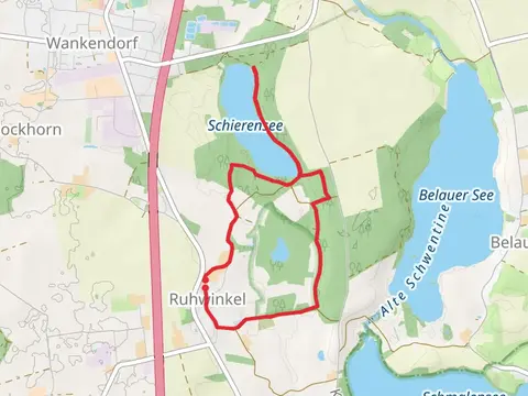 Fuhlensee und Umgebung and Schierensee Loop