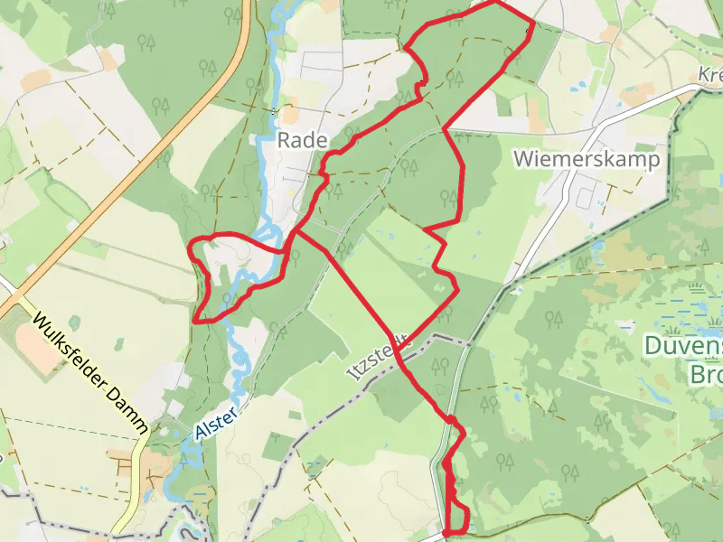Alster via Rader Weg