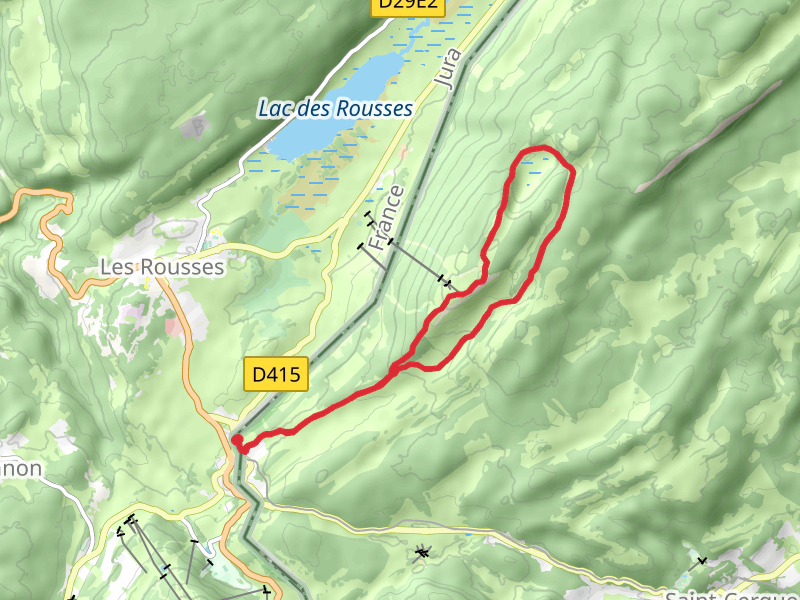 La Cure to Le Noirmont Trail