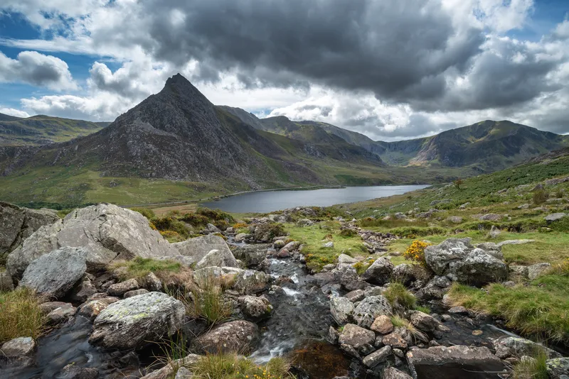 Tryfan and Llyn Ogwen in Snowdonia