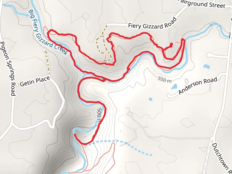 Fiery Gizzard Trail Loop