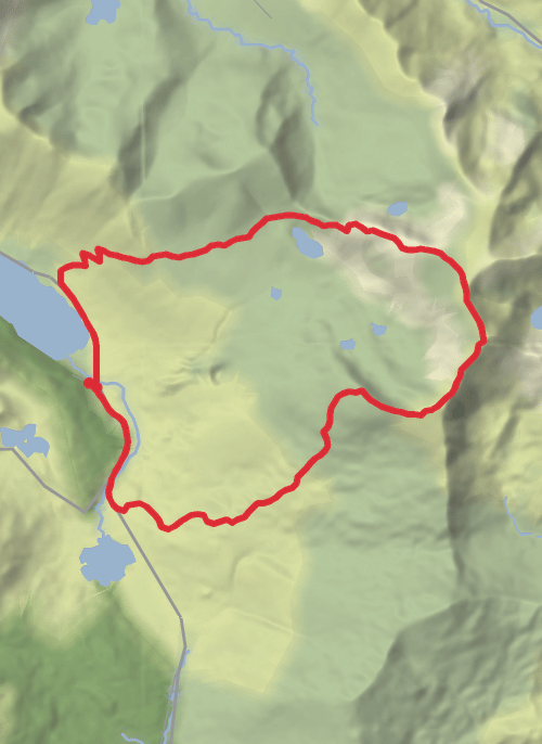 Gwynedd Hiking mobile static map