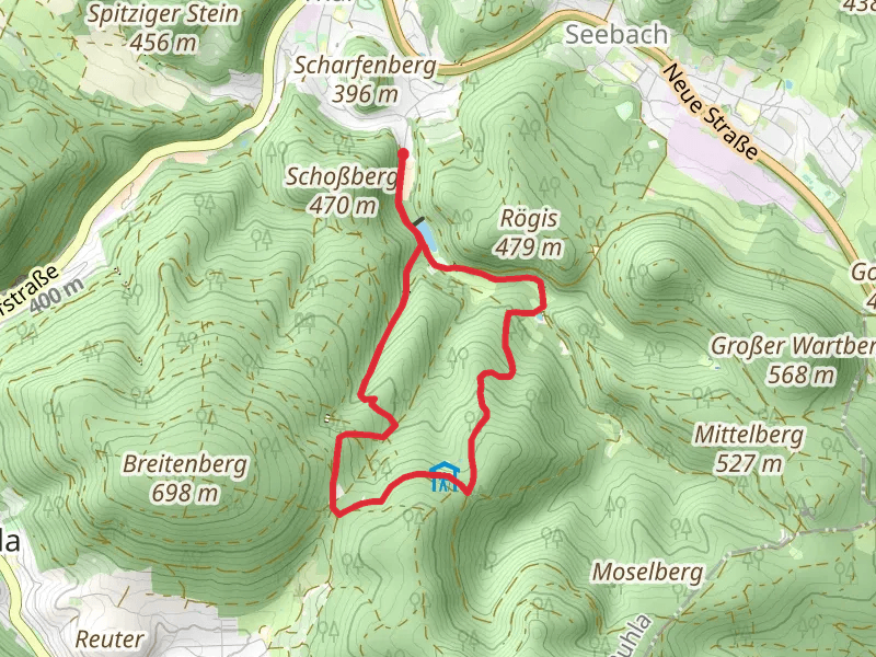 Talsperre Thal via Ruhlaer Insel