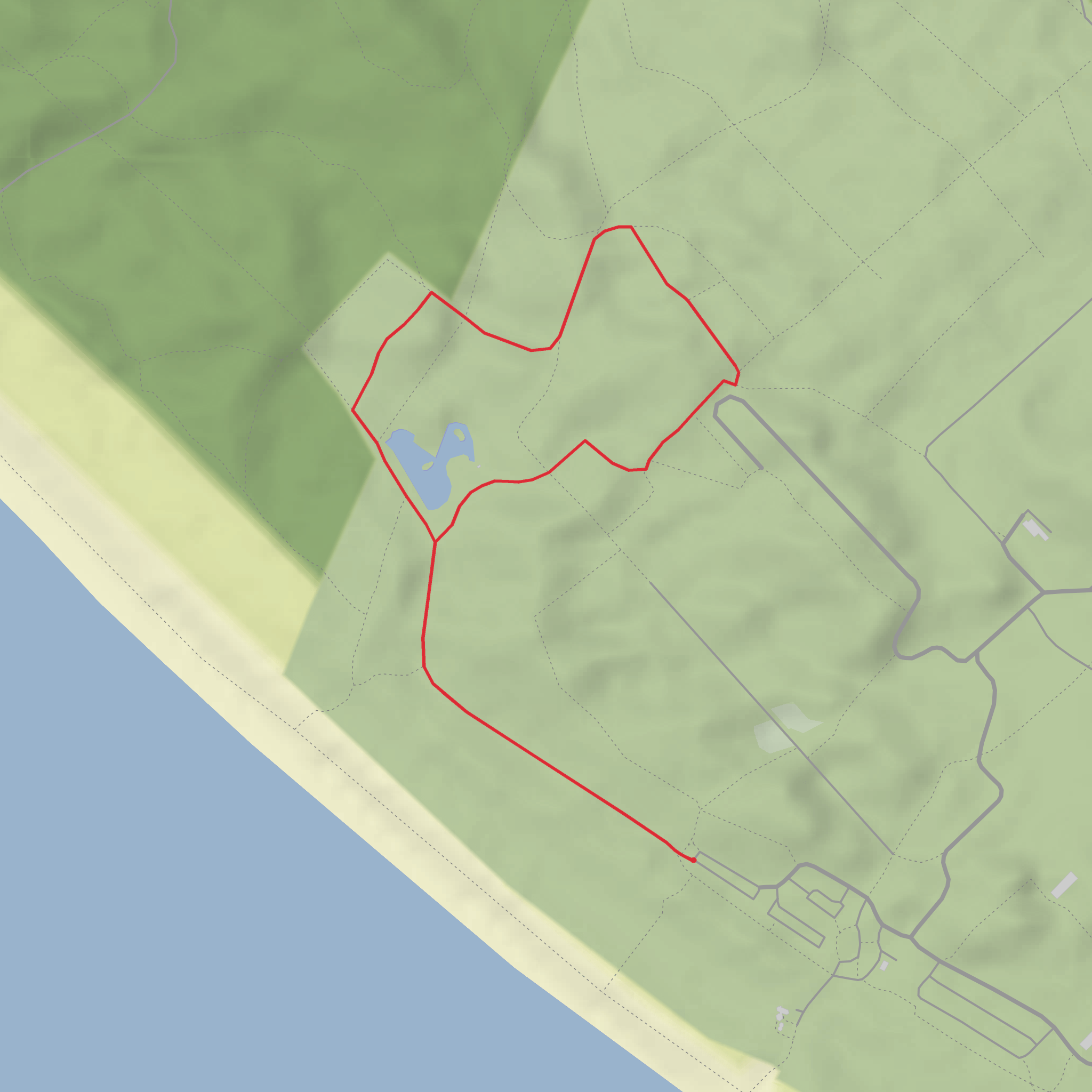 Woodland Hike at Pembrey mobile static map