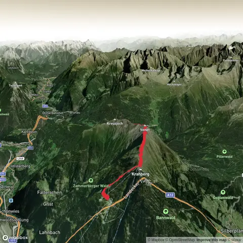 Hike from Zams via Glanderspitze