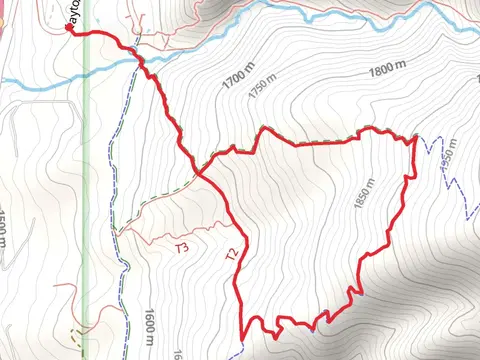Hobbs Canyon Access Trail and Great Western Trail