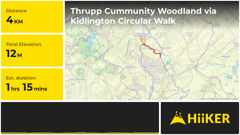 Thrupp Cummunity Woodland via Kidlington Circular Walk | Oxfordshire