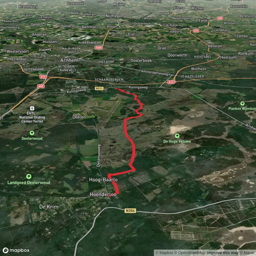 An image depicting the trail 1342-roots-natuurpad-etappe-20 and its surrounding area.