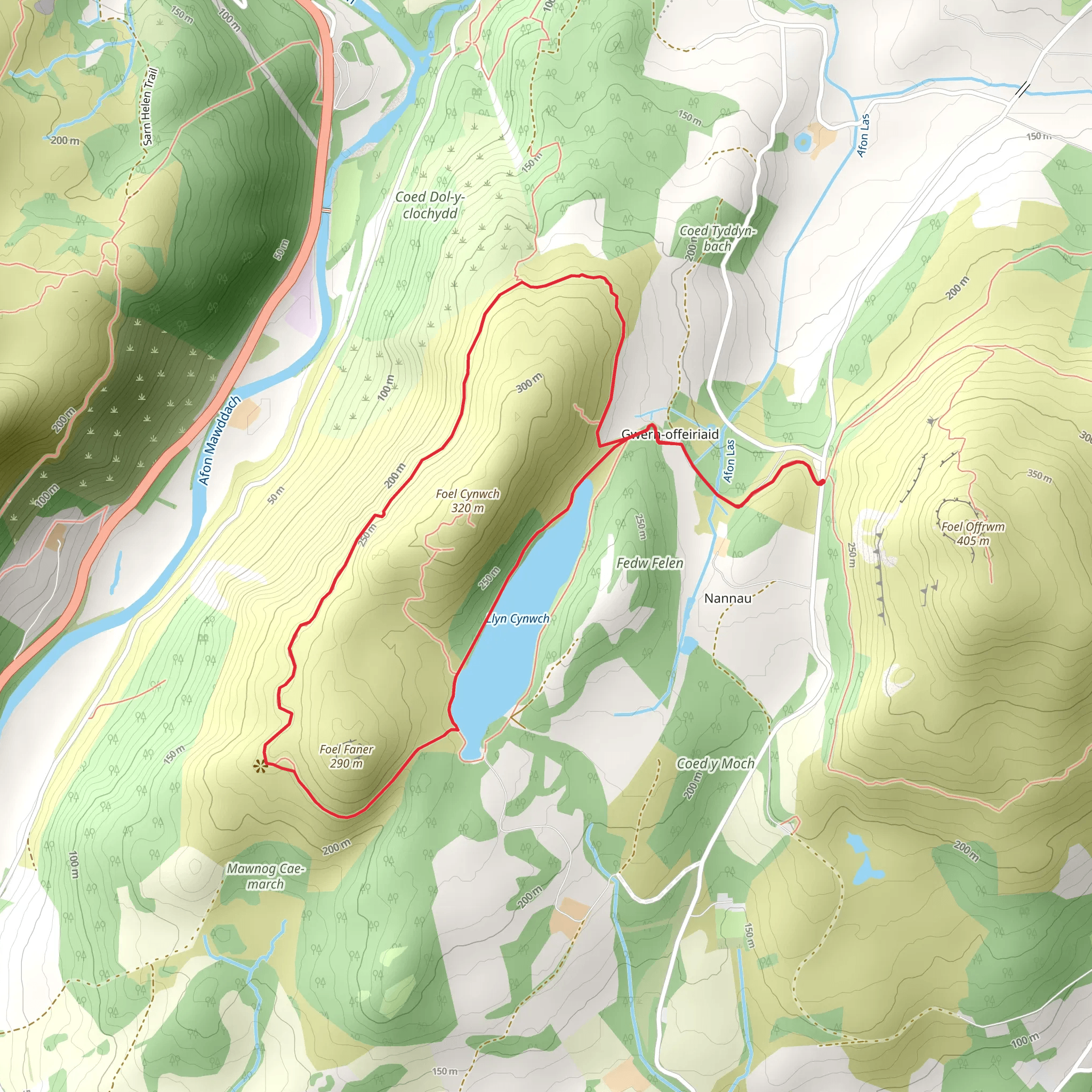 Precipice Walk - Dolgellau mobile static map