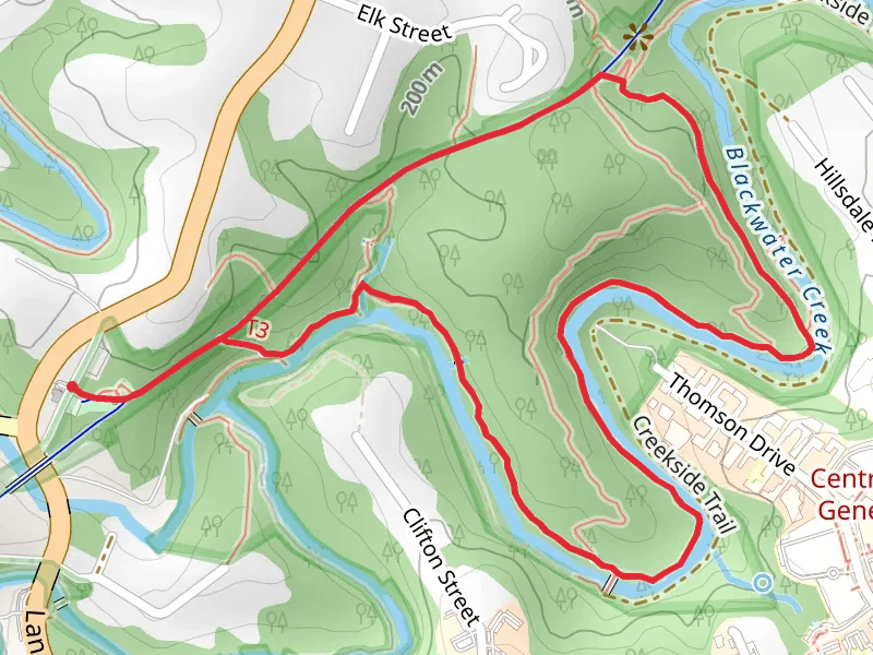 Blackwater Creek, Beaver and Creekside Loop Trail