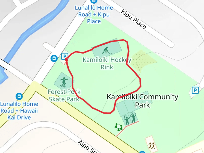 Kamiloiki Hockey Rink and Kamiloiki Community Park Loop