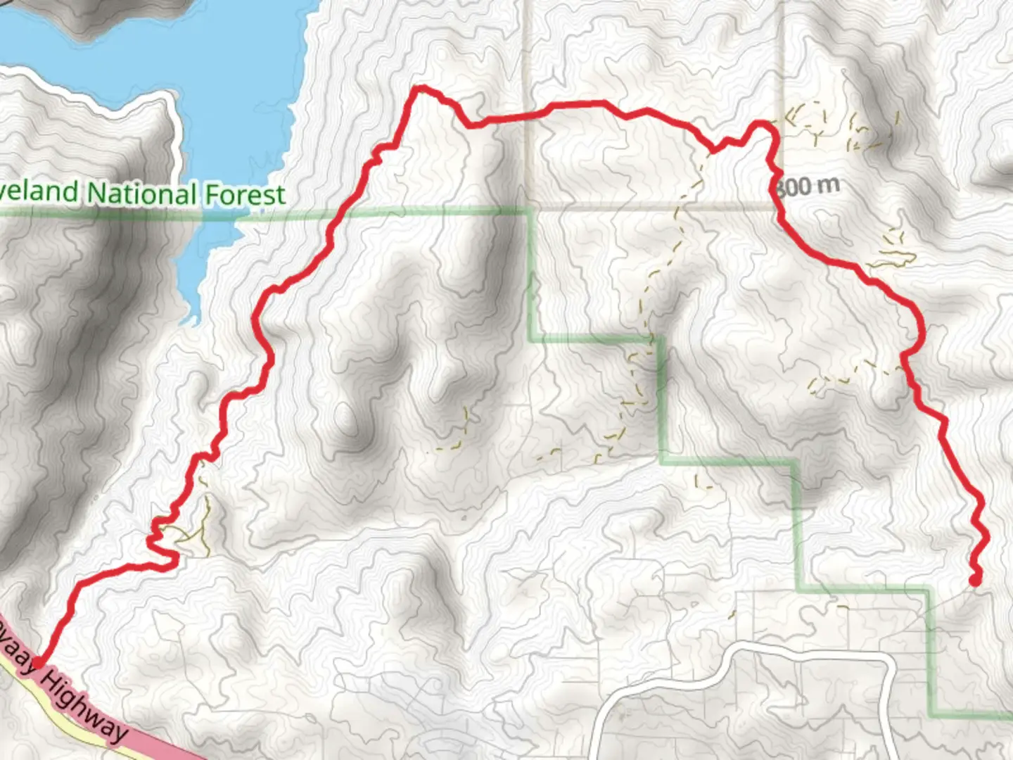 An image depicting the trail Anderson Road and Trail and its surrounding area.