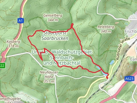 Rosenweiher via Wilder Netzbachpfad
