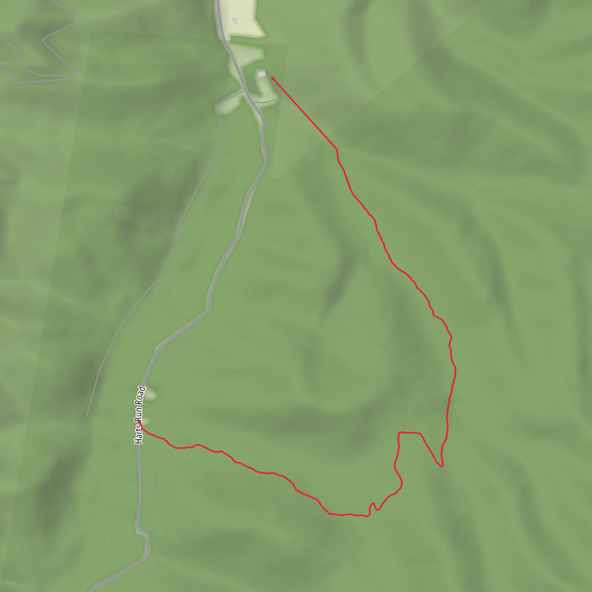 Old Roads Trail mobile static map