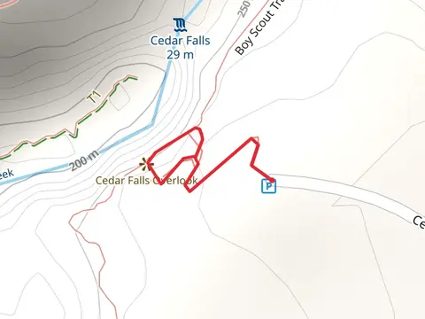 Cedar Falls Overlook Loop