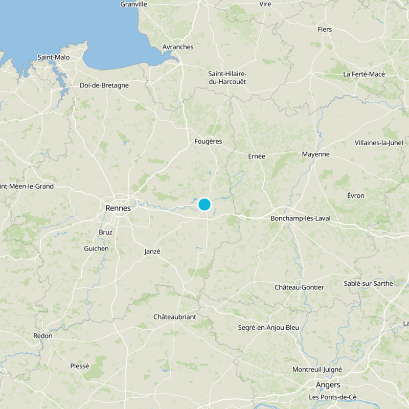 Fougères-Vitré Static Map