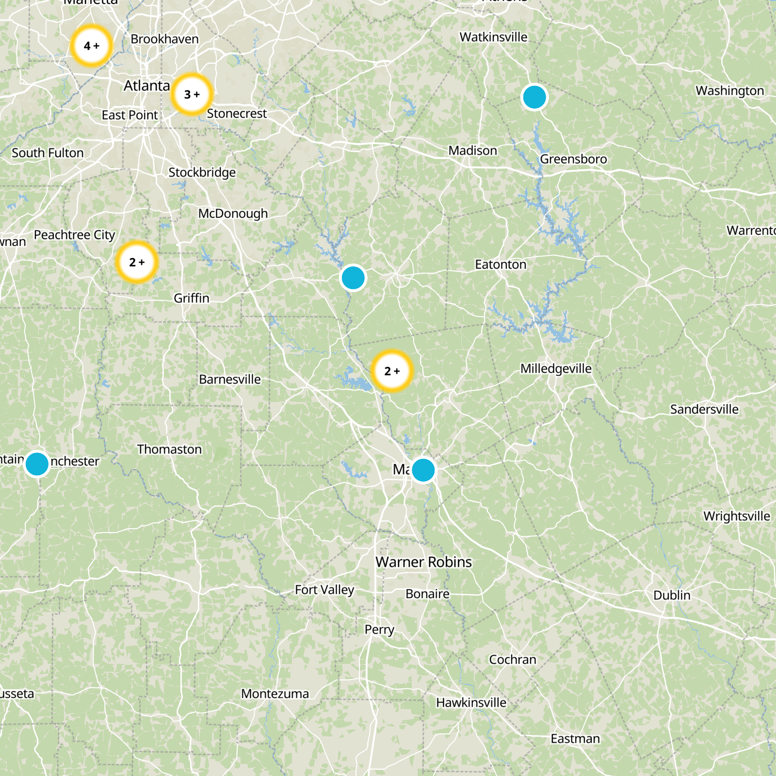 Jones County Static Map