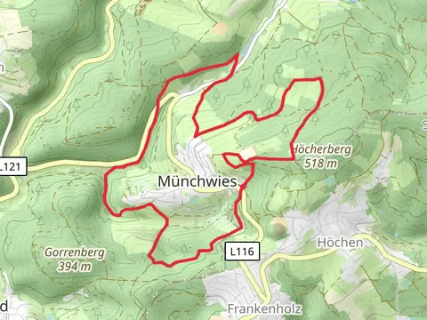 Münchwies Loop via Eichelthaler Muhle