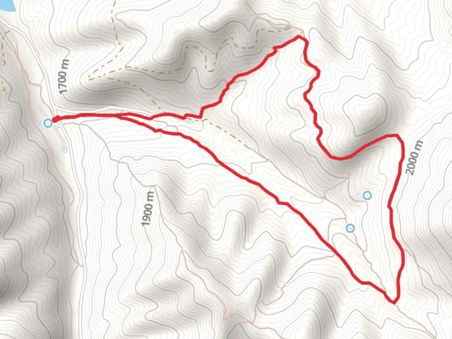 An image depicting the trail Left Hand Fork Trail and Bench Trail and its surrounding area.