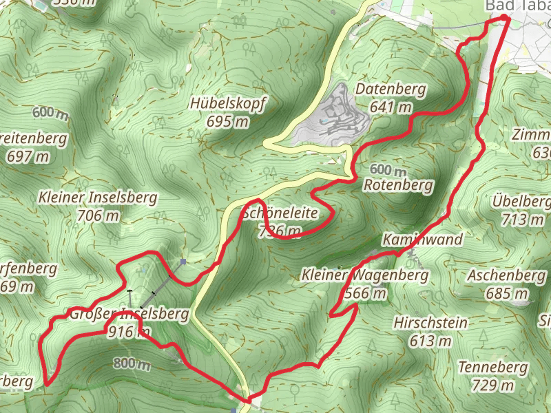 Bad Tabaz to Schoneleite Loop