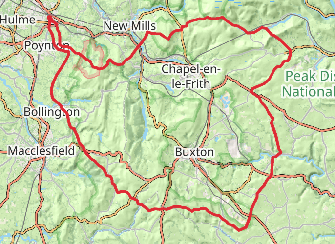 Bullock smithy hike mobile static map