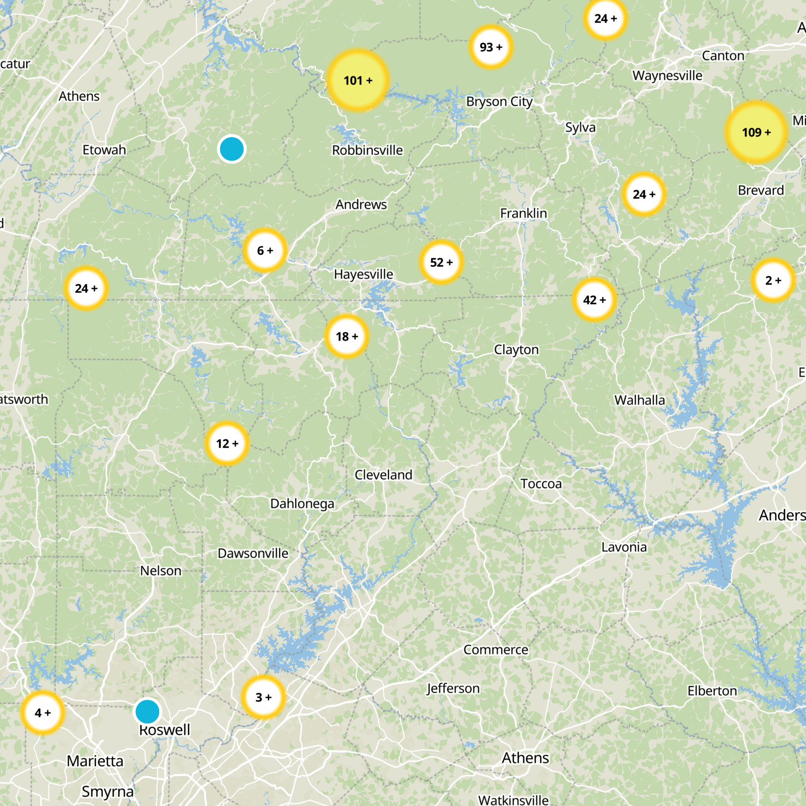 White County Static Map