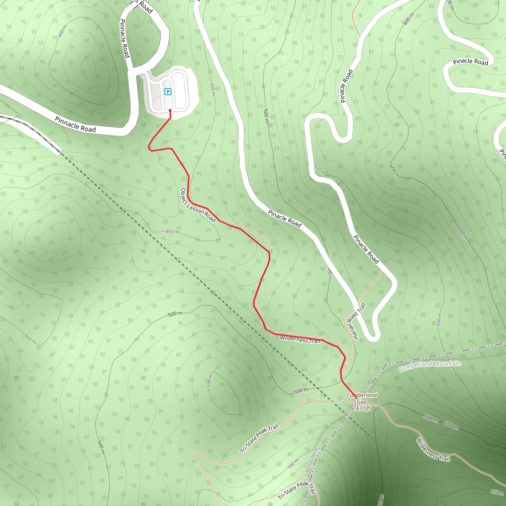 Cumberland Gap mobile static map