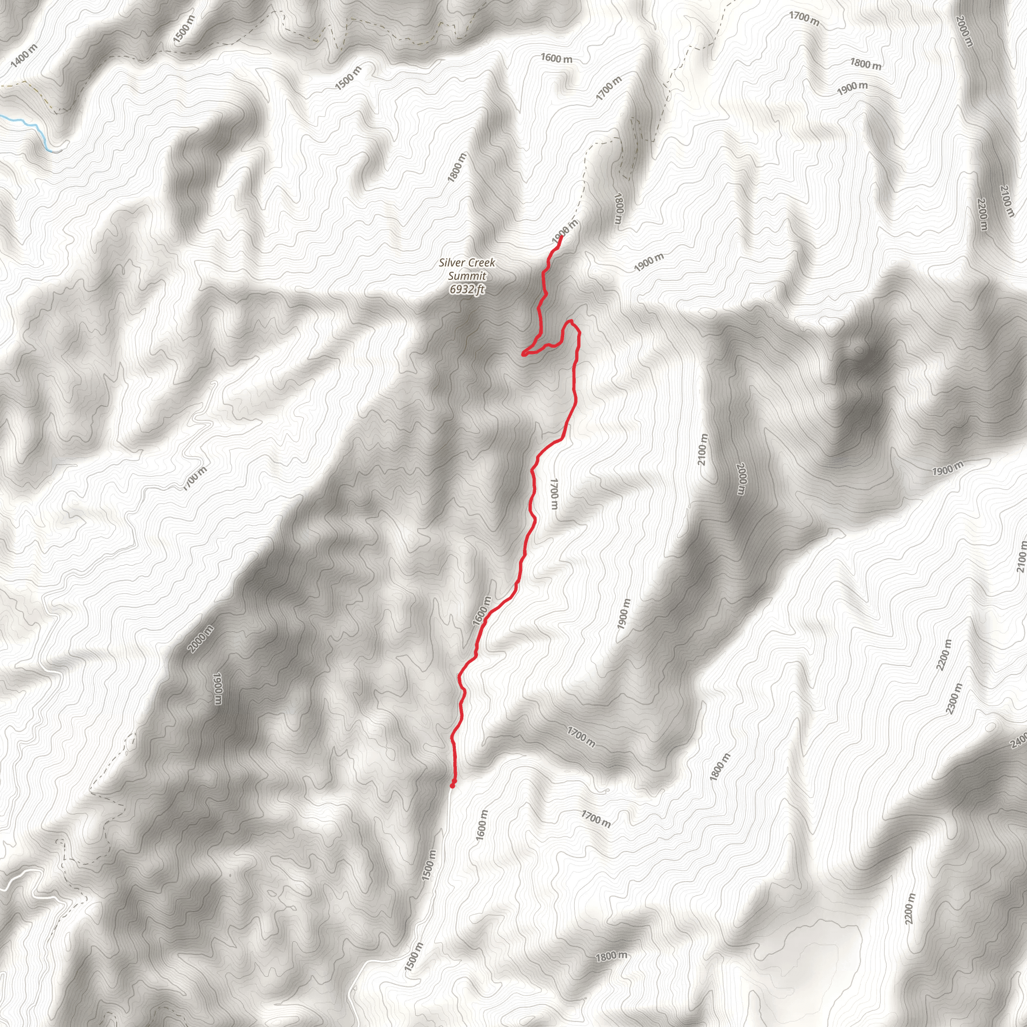 Silver Creek Summit mobile static map