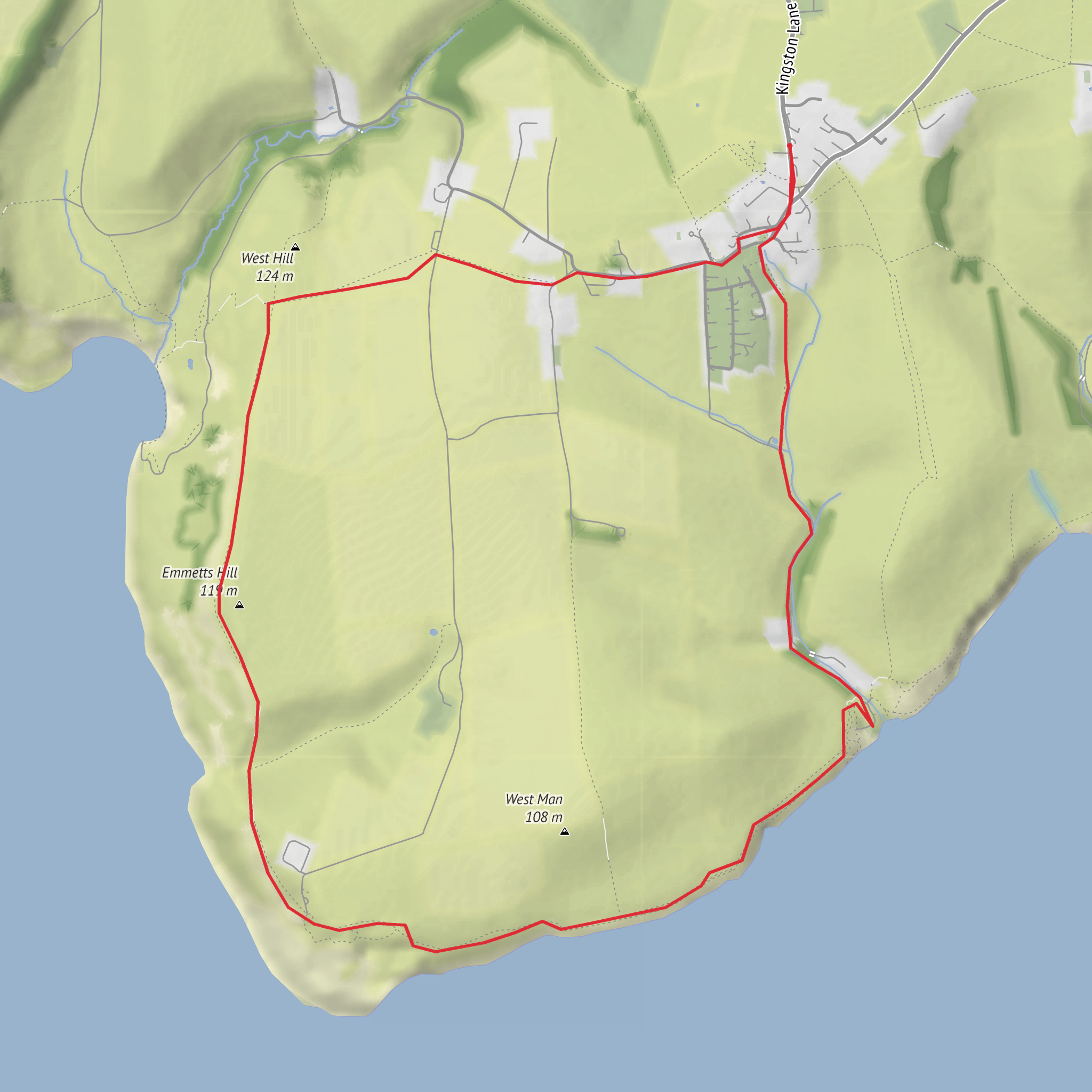 Worth Matravers - St Aldhelm's Head mobile static map