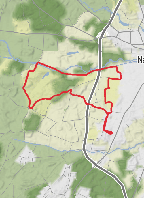 West Berkshire Hiking mobile static map