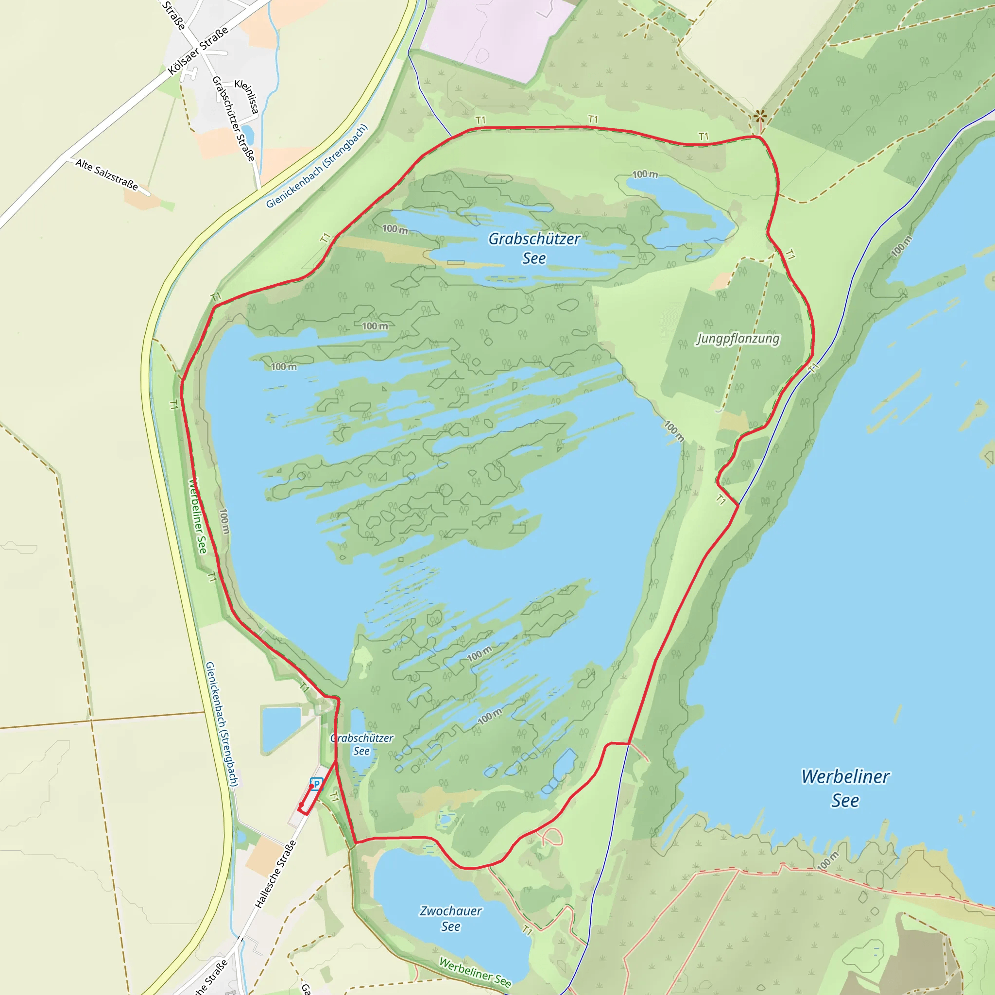 Grabschutzer Naturlehrpfad Loop mobile static map