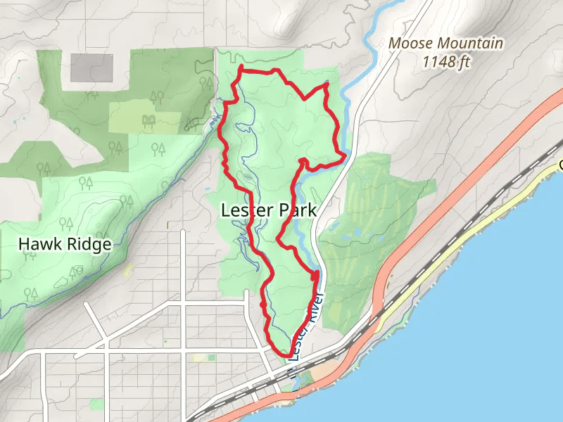 Amity West and Lester River Loop Trail