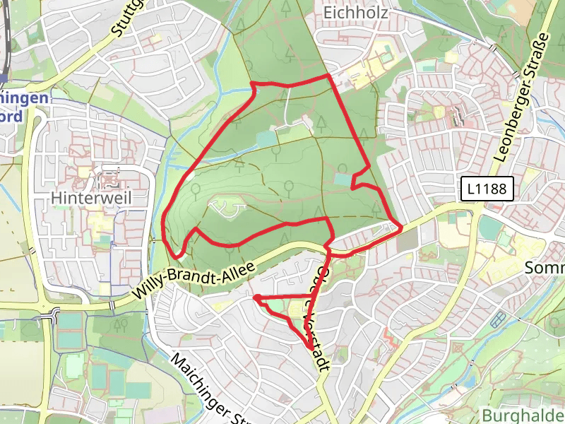 Eichholzpark and Wasserturm Loop