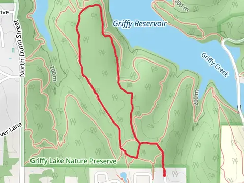 Griffy Reservoir - South Shore Loop Trail
