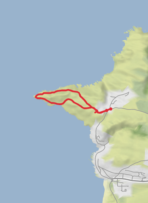 Hike on Morte Point Walk - Seals and Smugglers mobile static map
