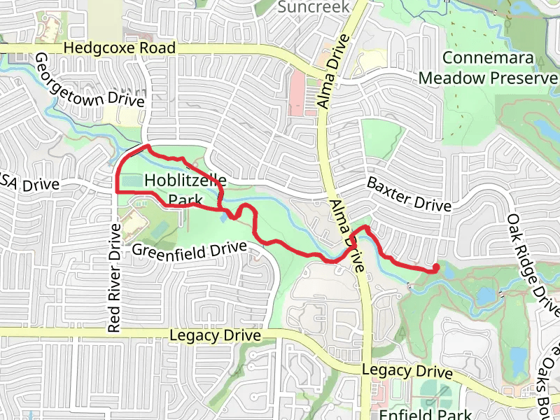 Hoblitzelle Park Loop