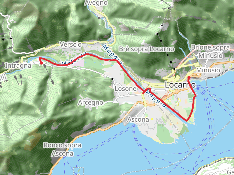 Ascona’s Maggia Delta to Golino
