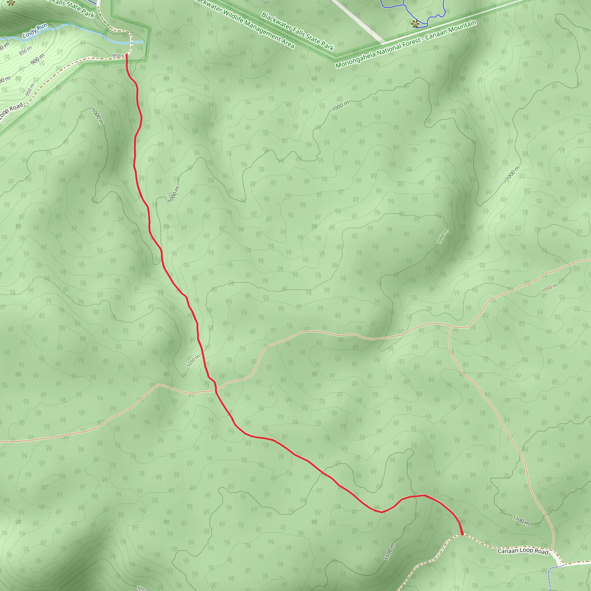 Lindy Trail mobile static map