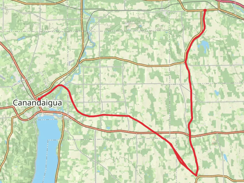 Canandaigua to Knickerbocker Corner Trail